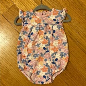 Floral onesie